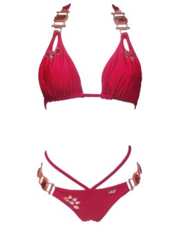 Red Hollywood Halter Top and Skimpy Bottom
